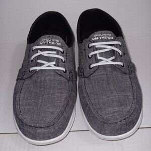 SKECHERS SLIP ON FLEX ASHORE BOAT SHOES